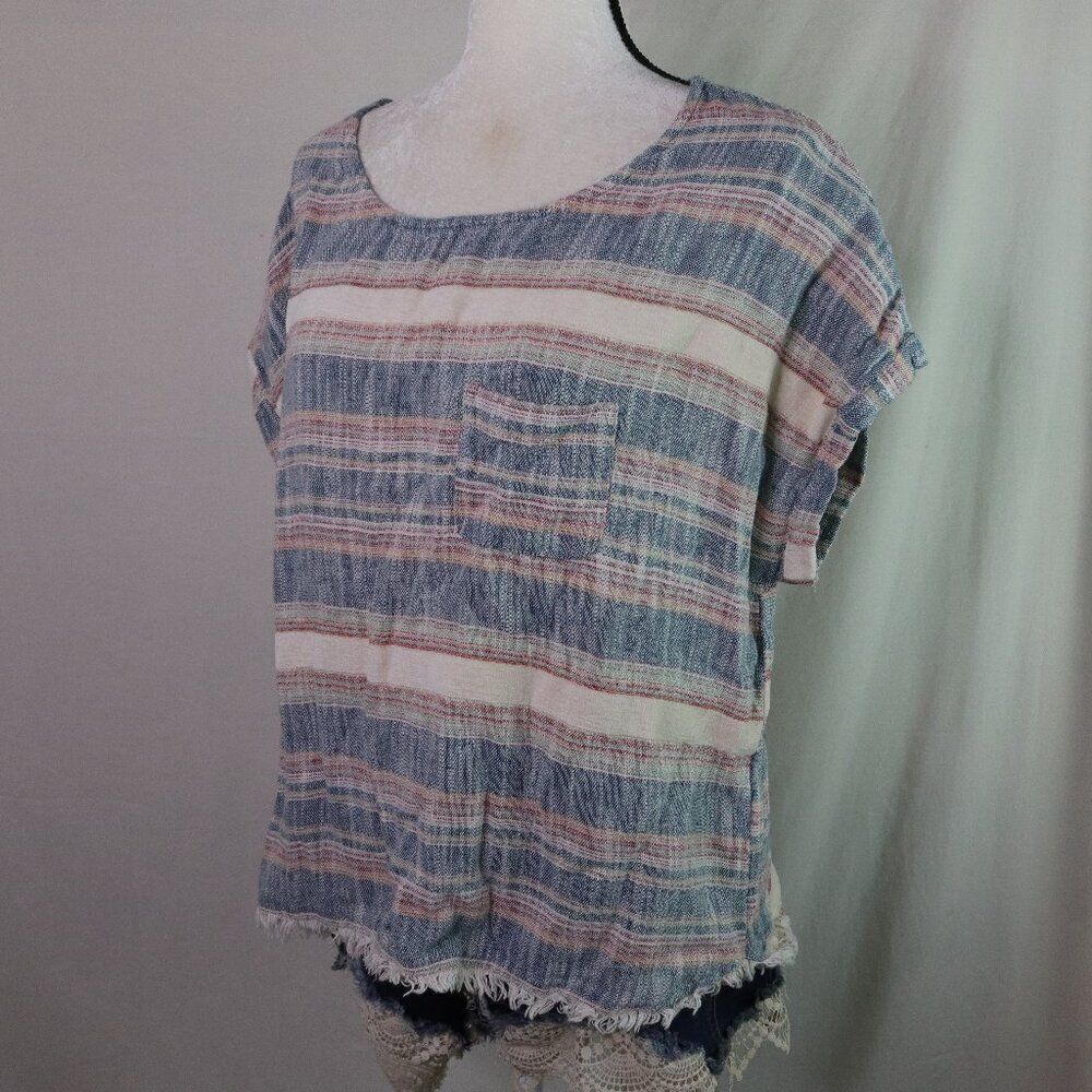 Bob Timberlake | Short Sleeve‎ Linen Top Large